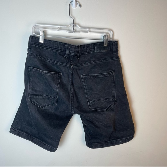 Pull&Bear Black Distressed Men’s Shorts Size 40 - Picture 5 of 10